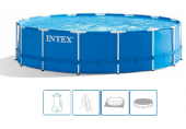 INTEX Metal Frame Pools Bazén 457 x 122 cm s kartušovou filtráciou 28242GN