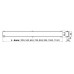 ALCAPLAST GLASS - Rošt pre líniový podlahový žľab 550mm (sklo biele) GL1200-550