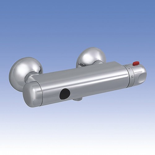 SANELA automat. nástenné ovládanie sprchy SLS 03SB spodný vývod, ku sprch. setu, 9V 22031