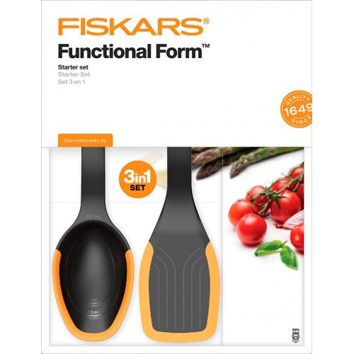 Fiskars Štartovacia sada - lyžica, lopatka a kliešte 1027306 Fiskars Štartovacia sada - lyžica, lopatka a kliešte 1027306