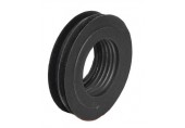 NÝVLT H4/117 vnútorná WC pripojovacia manžeta, vlnitá guma, čierna, 58 × 33 mm 10117