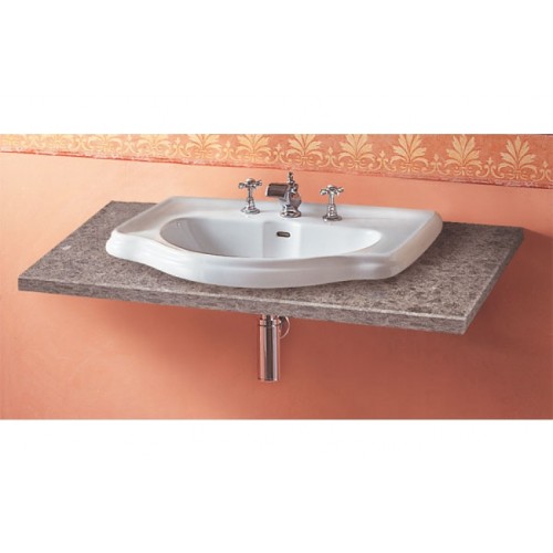 SAPHO RETRO 103001 keramické umývadlo 62x45, 5cm, zapustené