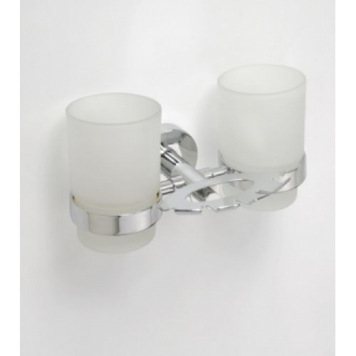 SAPHO OMEGA 104110042 držiak kefiek vrátane pohárov, chróm SAPHO OMEGA 104110042 držiak kefiek vrátane pohárov, chróm