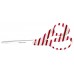 Fiskars Univerzálne nožnice 21 cm Candy cane 1063035