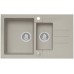 ALVEUS ROCK 70 kuchyský drez, 780x480 mm, granital plus Pebble 02 1107845