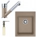 Franke SET G62 Drez KSG 218.070 Kašmír + Drezová batéria FG 7486 +Dávkovač saponátu FD 300