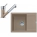 Franke SET G72 Granitový drez MRG 611 Kašmír + Batéria FG 7477 Kašmír, 114.0510.282
