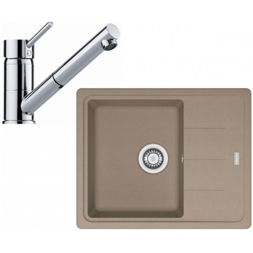 Franke SET G98 Granitový drez BFG 611-78 Kašmír + Batéria FG 7486 chróm, 114.0510.429 Franke SET G98 Granitový drez BFG 611-78 Kašmír + Batéria FG 7486 chróm, 114.0510.429
