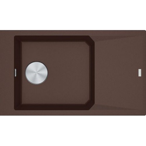 Franke FX FXG 611-86, 860x500 mm, Granitový drez, Tmavohnedá 114.0540.930