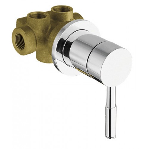 NOVASERVIS LA TORRE TOWER TECH podomítková . 3 x výstup. chrom 12151,0