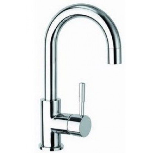 NOVASERVIS LA TORRE TOWER TECH stojánková umývadlová/drezová batéria chróm/satino 12601,9