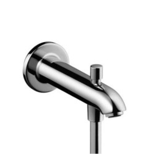 Hansgrohe Vaňový výtok E / S 228 mm s prepínačom, chróm 13424000 Hansgrohe Vaňový výtok E / S 228 mm s prepínačom, chróm 13424000
