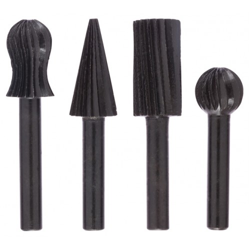 BOSCH 4-dielna sada ručne vedených fréz, 13 mm 1609200314