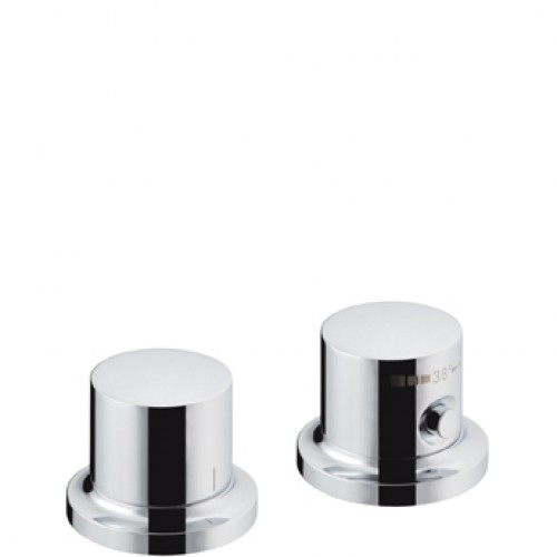 Hansgrohe AXOR Massaud Dvouotvorový termostat na okraj vane, chróm 18480000 Hansgrohe AXOR Massaud Dvouotvorový termostat na okraj vane, chróm 18480000