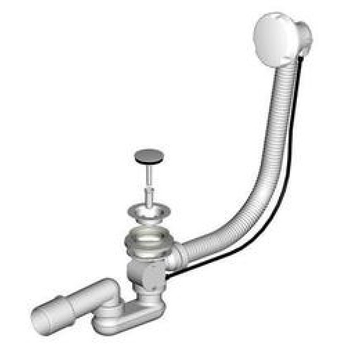 Jika MIO Automatická vaňová výpust vrátane sifónu 40/50, 550mm chróm H2948160040001