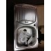 ALVEUS Basic 150 kuchynský drez satin, 780x435 mm, 1009158, otvor pro baterii viz. foto