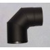 Koleno dymovodu 150mm 90 ° (2) čierna