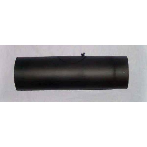 Rúrka dymovodu s čistiacim otvorom 160mm/250mm (1,5) čierna
