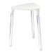 SAPHO Yannis 217202 kúpeľňová stolička 37x43, 5x32, 3 cm, biela