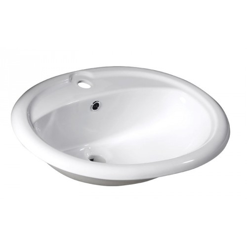 SAPHO Godi 233001 keramické umývadlo 58,5 x45cm, zapustené