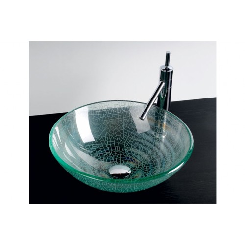 SAPHO BEAUTY 2501-04 ICE sklenené umývadlo priemer 42cm SAPHO BEAUTY 2501-04 ICE sklenené umývadlo priemer 42cm