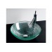 SAPHO BEAUTY 2501-04 ICE sklenené umývadlo priemer 42cm