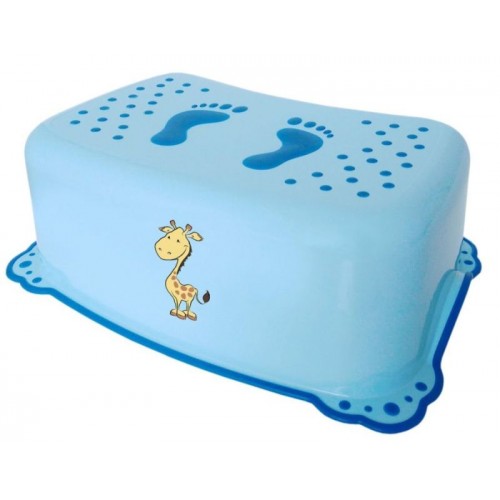 AQUALINE Detské protišmykové stúpadlo do kúpeľne Žirafa, modrá 2526