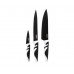 BANQUET 3 dielna sada nožov s nepriľnavým povrchom, Symbio New Nero 25LI008103N-A