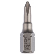 BOSCH Skrutkovací bit Extra Hard PH 1, 25 mm 2607001509
