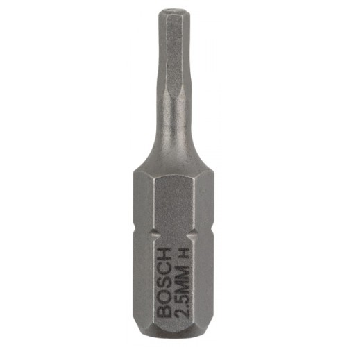 BOSCH Skrutkovací bit Extra Hard HEX 2,5, 25 mm 2607001720