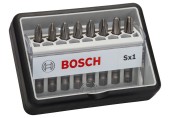 BOSCH 8dielna sada skrutkovacích bitov Robust Line, Sx Extra-Hart 2607002556