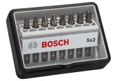 BOSCH 8-dielna sada skrutkovacích bitov Sx PZ Robust Line, verzia Extra Hard 2607002557