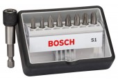 BOSCH (8 +1) dielna sada skrutkovacích bitov Robust Line, S Extra-Hart 2607002560