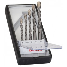 BOSCH 5-dielna sada vrtákov do betónu CYL-3 Robust Line, 5 – 8 mm 2607010526