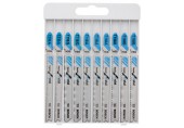 BOSCH 10-dielna sada pílových listov do priamočiarych píl Basic for Metal 2607010631