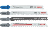 BOSCH Sada pílových listov do priamočiarej píly PRO Wood and Metal, 15ks 2607011437