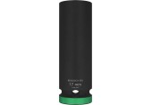 BOSCH Nástrčný kľúč PRO Impact Socket, 1/2", 17 mm, hlboký 2608003049
