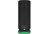 BOSCH Nástrčný kľúč PRO Impact Socket, 1/2", 21 mm, hlboký 2608003052