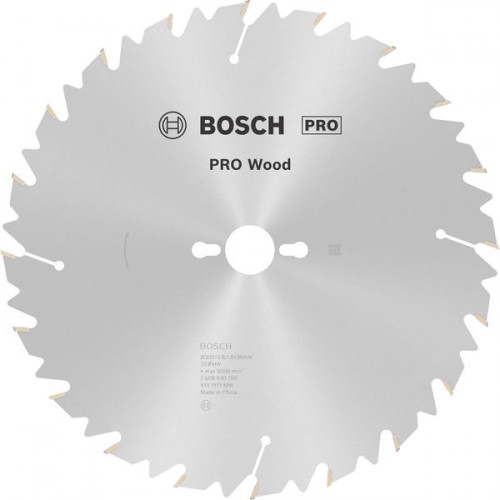 BOSCH Kotúč PRO Wood na drevo pre okružné píly, 300 x 2,8 x 30 mm 2608640700
