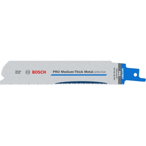 BOSCH Pílový list PRO Medium S 937 BEF, 1,1 x 25 x 150 mm, 25 ks 2608658992