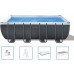 Intex Ultra XTR Rectangular Frame Pools Bazén 549 x 274 x 132 cm s filtráciou 26356GN