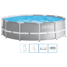 INTEX PRISM FRAME POOLS SET Bazén 427 x 107 cm s kartušovou filtráciou 26720NP