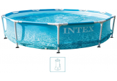 INTEX METAL FRAME POOLS Bazén 305 x 76 cm s kartušovou filtráciou 28208GN