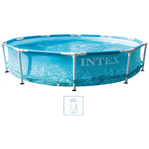 INTEX METAL FRAME POOLS Bazén 305 x 76 cm s kartušovou filtráciou 28208GN