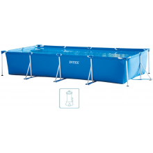 INTEX SMALL FRAME POOLS Bazén 450 x 220 x 84 cm s kartušovou filtráciou 28274