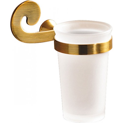 SAPHO SISSI 331044 držiak na kefky, bronz / sklo satin