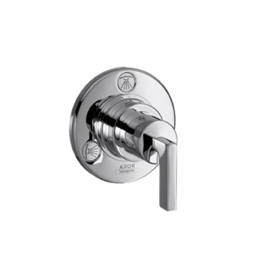Hansgrohe Axor Citterio Trio / Quattro uzat. a prep. ventil DN20, páčka, chróm 39920000