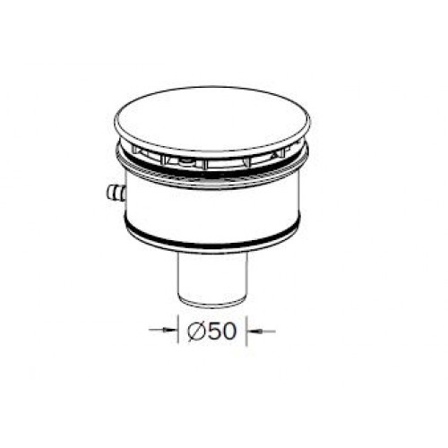 Kaldewei KA 125 (4099) odtoková súprava pre ESR II a SUPERPLAN PLUS 689710630001