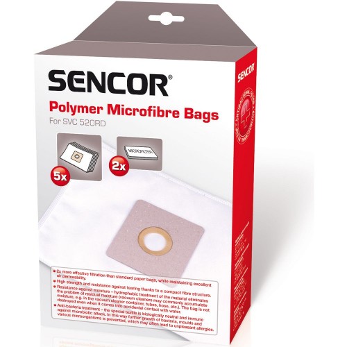 SENCOR SVC 520RD VRECKO MICRO 5ks 40017814