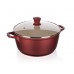 BANQUET Hrniec s pokrievkou 24x11,5 cm a silikónovým knob Gourmet Ceramia 40SB24ACC
